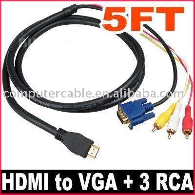 Cable vga audio