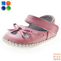 2013 new leather kid sandal baby shoe with bowknot BB-B3501PK