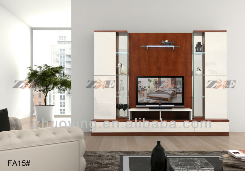 moderna mesa de tv lcd fa15 diseño-Mueble de madera-Identificación ...
