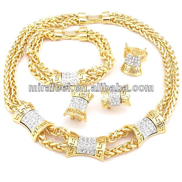 2014 high quality african jewelry wholesale wedding jewellery set dubai
