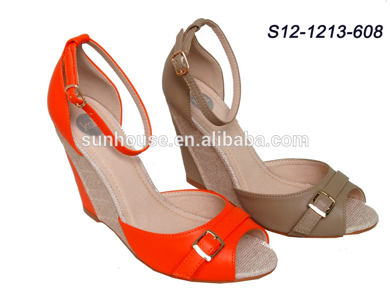Most fashion sexy china online ladies wedge shoes