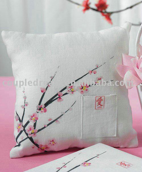 Cherry Blossom Wedding Decoration Ring Pillow