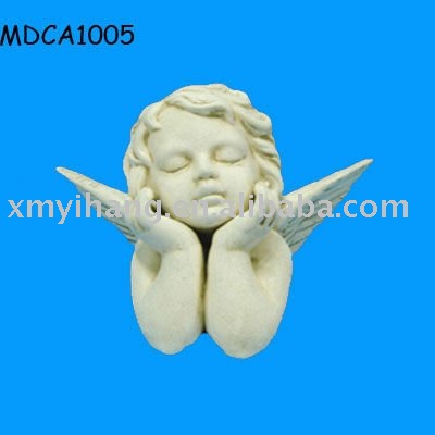 resin baby angel figurine for art promotion