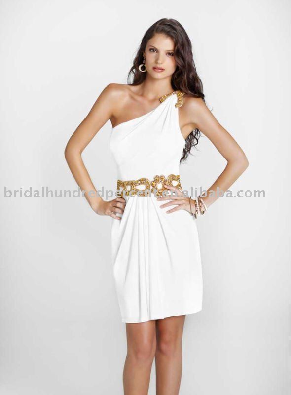 Short Grecian Style Prom Dresses