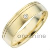 GR677-clásico de diamantes anillo de bodas