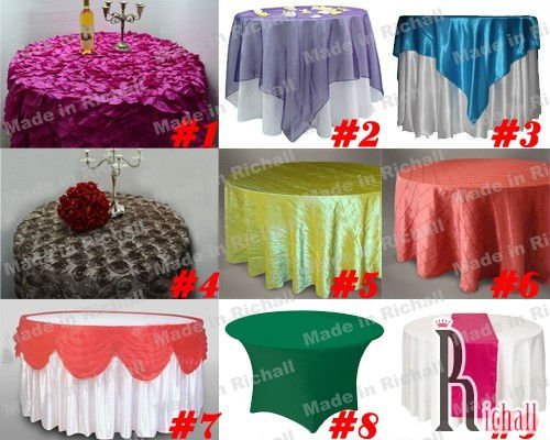 See larger image RCTL003 Round Wedding Table Cloth