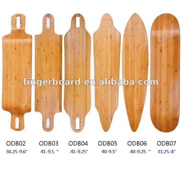 bamboo longboard deck