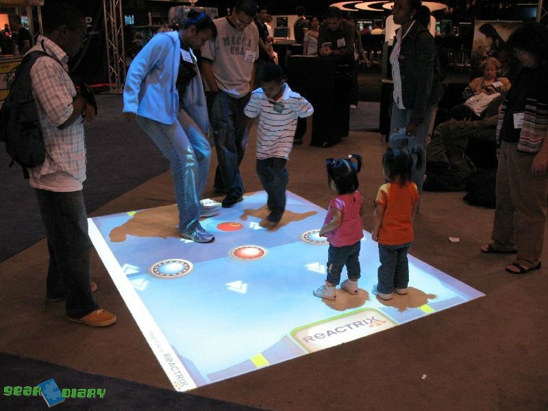 interactive floor projection