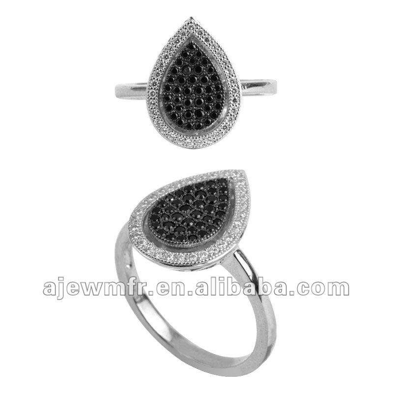 ... custom made silver micro pave setting jewelry value 925 silver ring