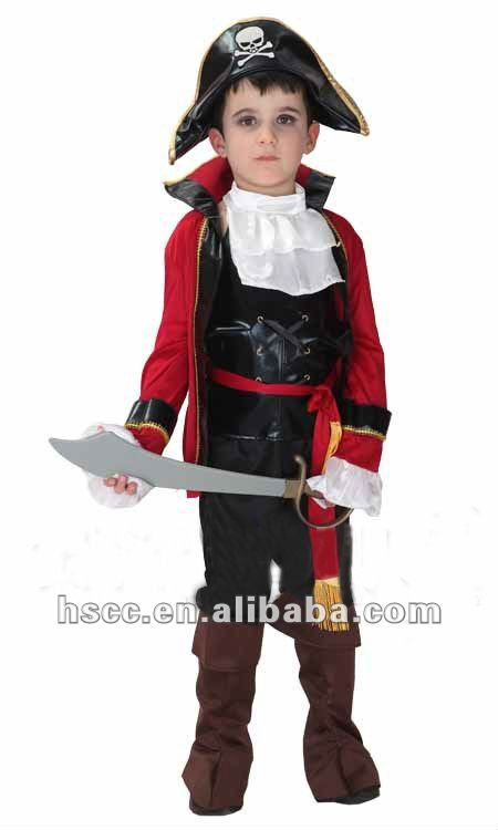B-0078 lindo de cinco piezas de los niños del pirata trajes para ...