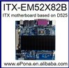 HOT Intel ATOM D525 based Mini ITX motherboard