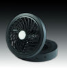 Fashionable High Quality Solar Powered Camping Touch Fan with Bright Emergency LEDs