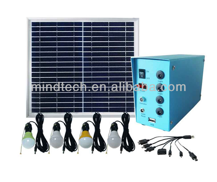 > Solar Home Light System > DC10W system > 10W Solar Energy System 