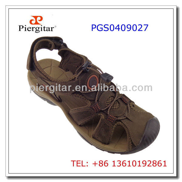 New design mens leather hiking sandals, View hiking sandals, Piergitar ...