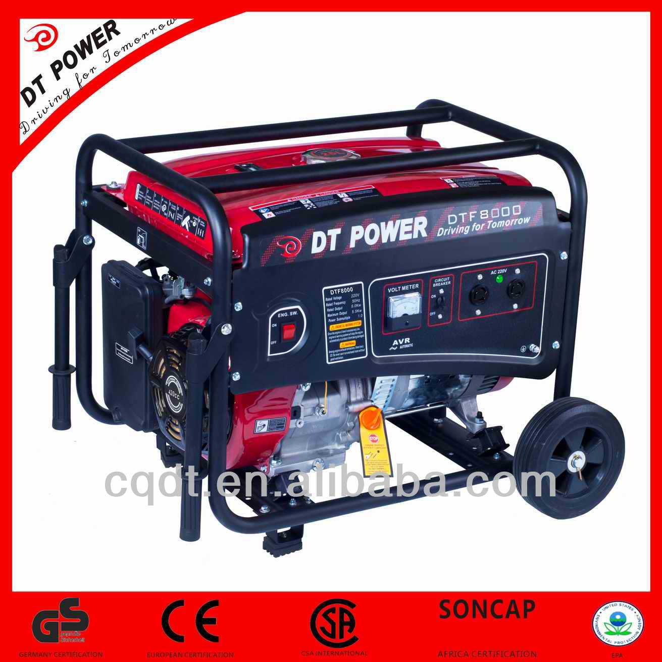 0kw home used mini gasoline generator manufacturer in china mainland