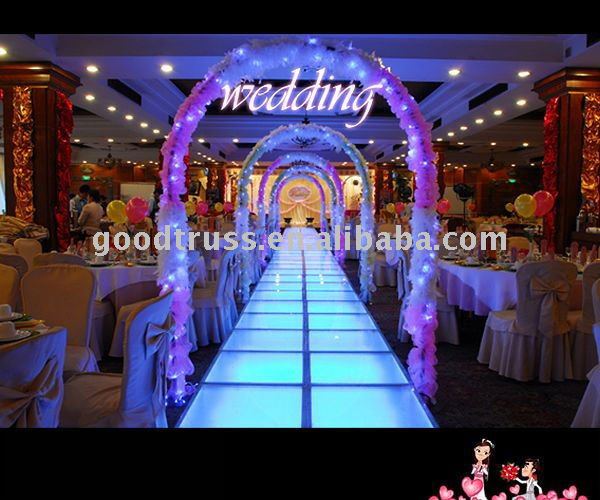 ball party events dance acrylic wedding stage decoration