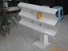 corrugated steel road guardrail
