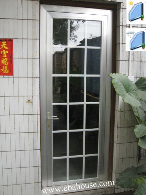 French Door Single Door Design Aluminium Double Glass Door Grill ...