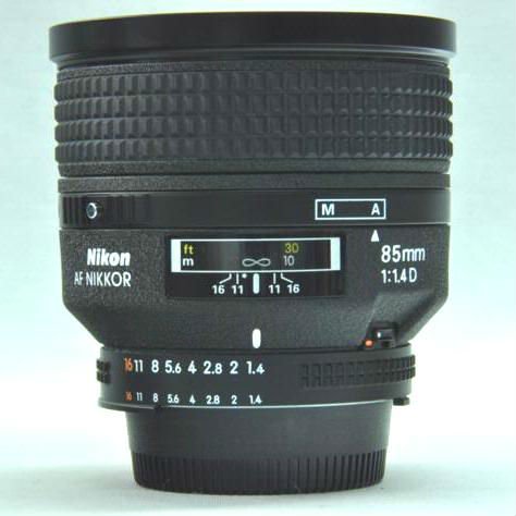 Digital Camera Lens Used Nikon AF85F1.4D Digital Camera Lens Used Nikon AF85F1.4D