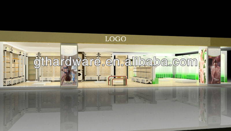   clothing store design garments shop luxury store fixture Pop display  hardware store golden co