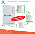 Sliding Whiteboard W/Easels