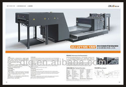 SGJ-UV1100 full automatic UV spot coating machine