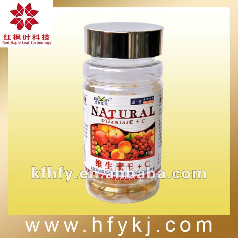 Vitamin C + Vitamin E capsules for skin whitening