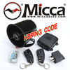 Anti-Scan Hopping Code Car Alarm System/Sistema de Alarma para Vehiculo Codigo Rotativo Anti Escaner(OW007)