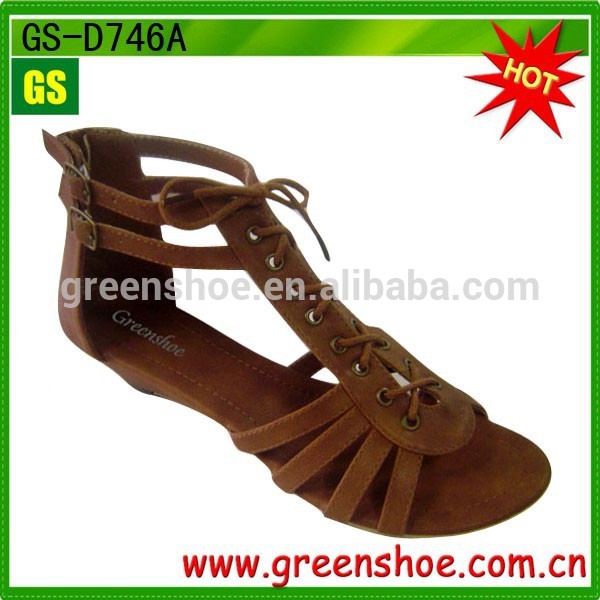 Womens Summer Roman Gladiator Sandals Flats FashionThongs T Straps ...