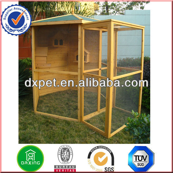 Wooden Rectangular House / Bird Aviary ideal for Birds, Chipmunks 