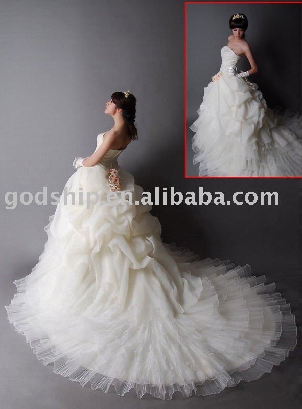 2011 Popular Elegant Bridal Wedding Dress w5461