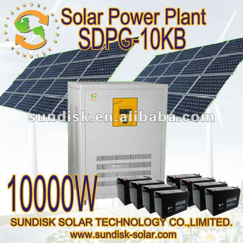 10000w home use solar power plant (10kw), View solar power plant 