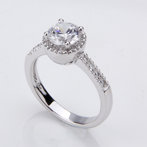 good quality jewelry silver ring with cz stones wedding Ring