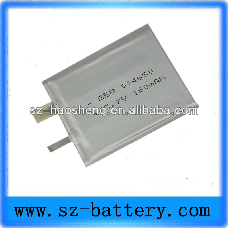 7v 160mah 014650 Lipo Battery - Buy Ultra Thin Battery,Lipo Battery 