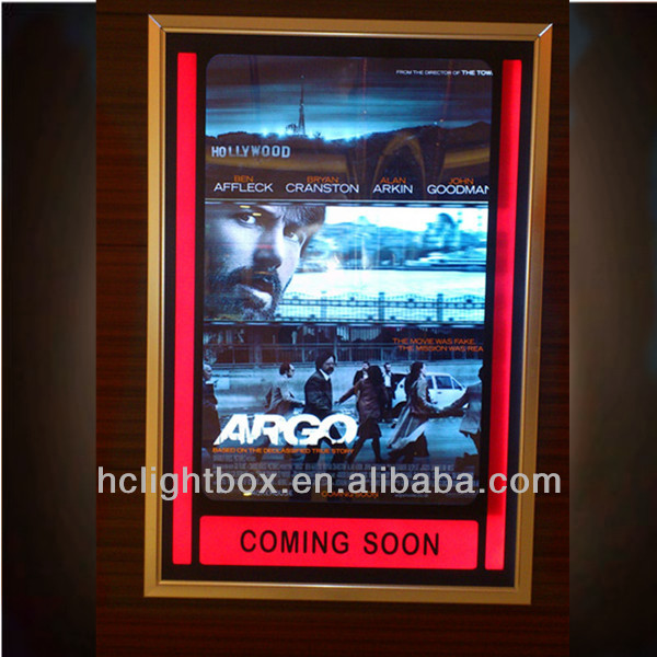 lighted movie poster frames light box cinema light box, View movie ...