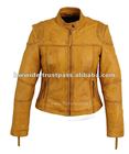 High Quality Soft Thin Fashion Woman Leather Jacket
