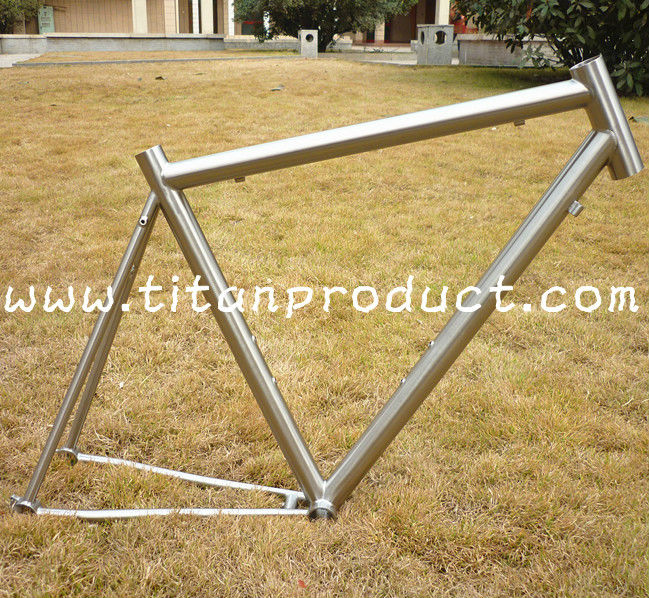 New Dropouts Style Titanium Road Frame with Rack Mounts and Mudguard Mounts