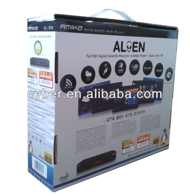 Amiko 8900 Alien Linux systerm enigma2 HD Receiver wifi cheaper than