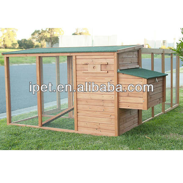 CC004L Large 7FT Outdoor Wooden Chicken Coop