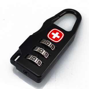 Swiss army knife lock the mark password lock laptop bag padlock mini luggage lock travel bag lock(China (Mainland))