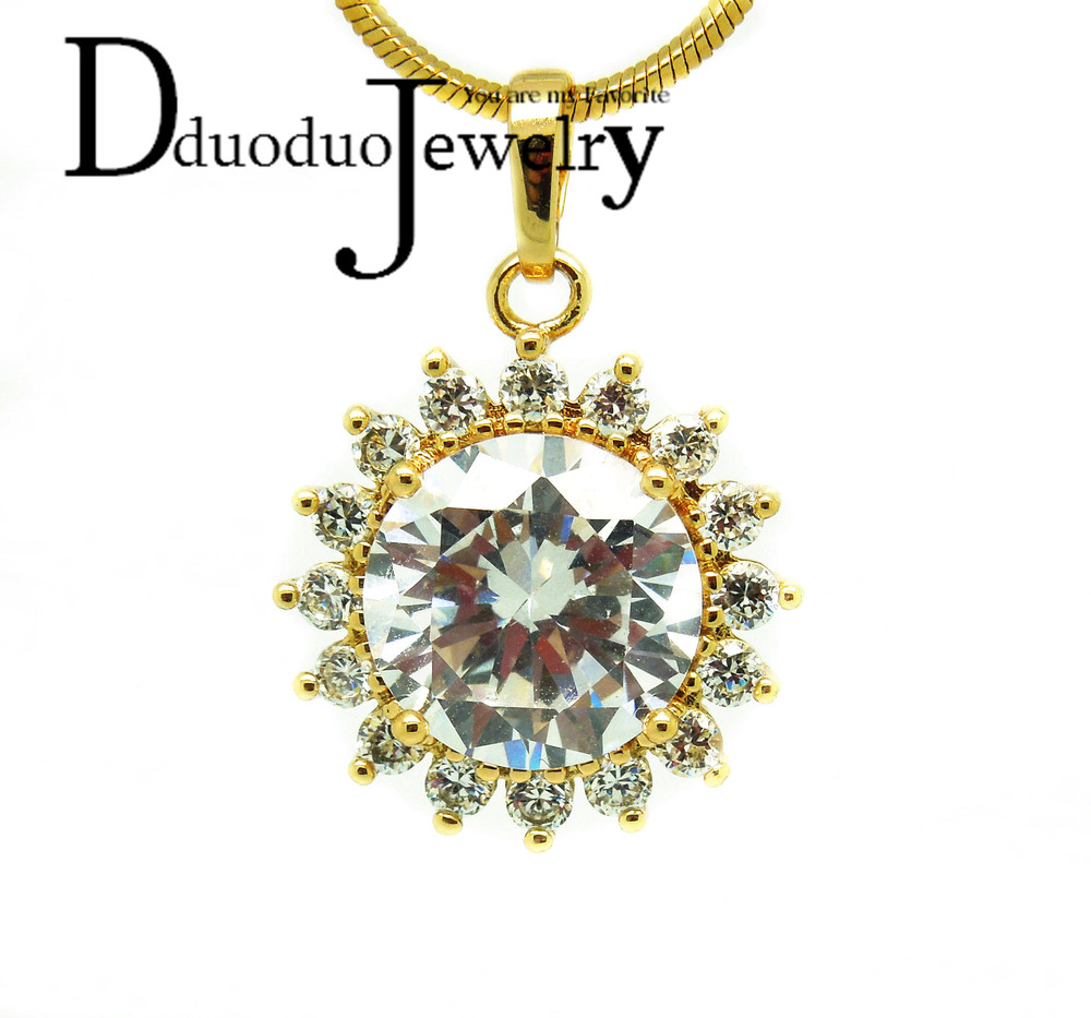 Free shipping nice18k gold plated ladies noble fashion zircon pendant with s 288 series of marriage