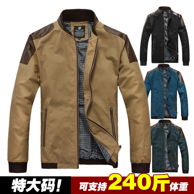Free shipping plus size XXL XXXL 4XL 5XL 6XL 7XL 8XL mens clothing outerwear spring slim
