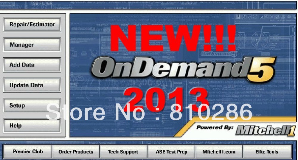 2013 Mitchell OnDemand5 Repair & Estimator diagnositc data information newest auto software