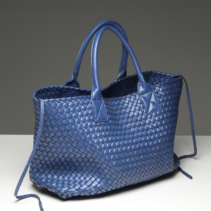 Faux Leather Double Woven Fashion Women Cabat Bag Girls Handbag Tote Shoulder Bags Retail Can Wholesale