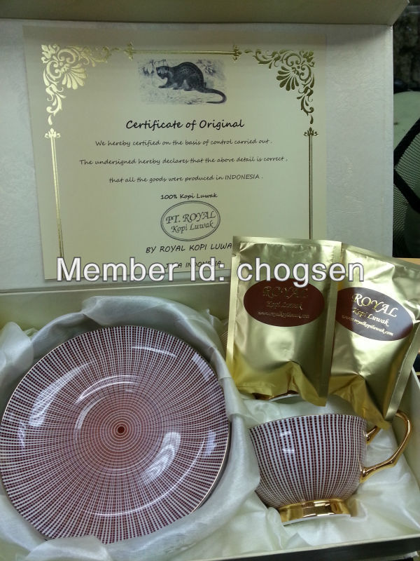 Christmas gift set 100 Indonesian Kopi Luwak Coffee 