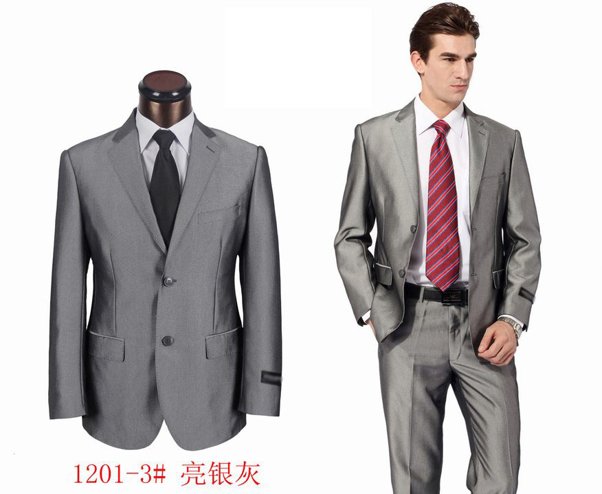 Compra gris brillante traje online al por mayor de China