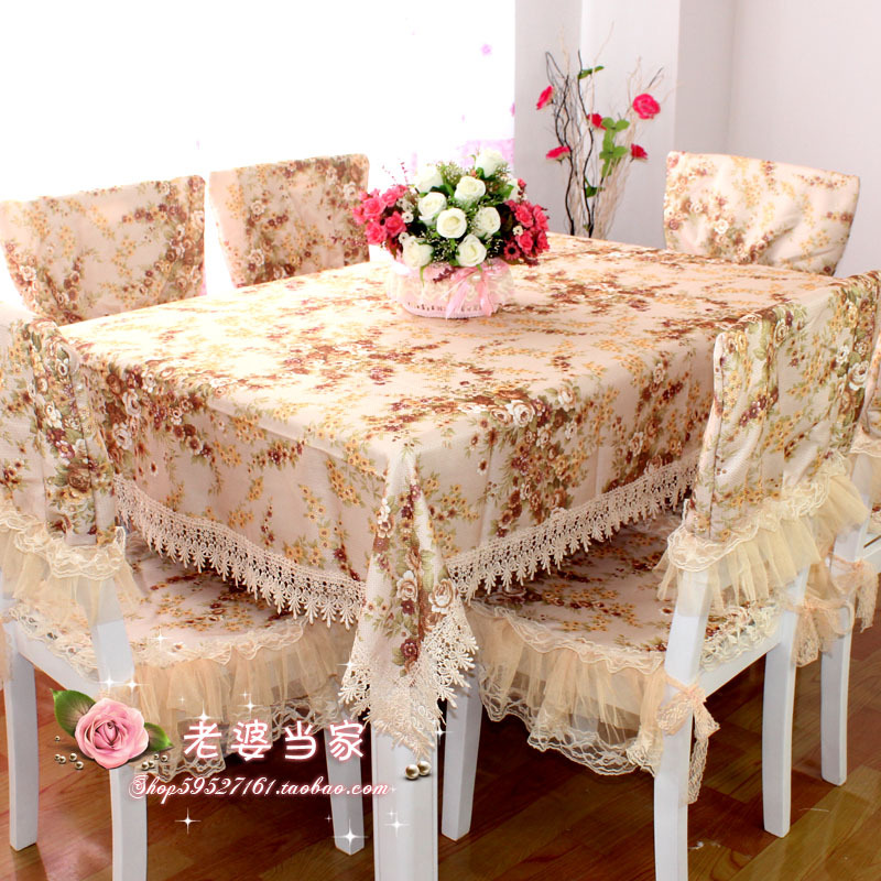 Fashion  lace runners cloth print floral dining   table table fabric target table tablecloth from