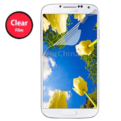 10pcs lot Poukim Professional High Transparency Clear LCD Protective Film for Samsung Galaxy S4 S IV