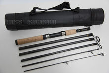 6.88FT 2.1M 7 Sections Travel Fishing Rod Spinning Rod Carbon Fishing Pole Rod