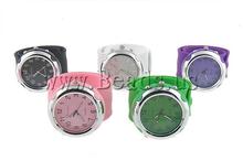 Free shipping!!!Fashion Watch Bracelet,Womens Jewelry Fashion, Silicone, with Plast mixed colors, 45x45mm, 30mm
